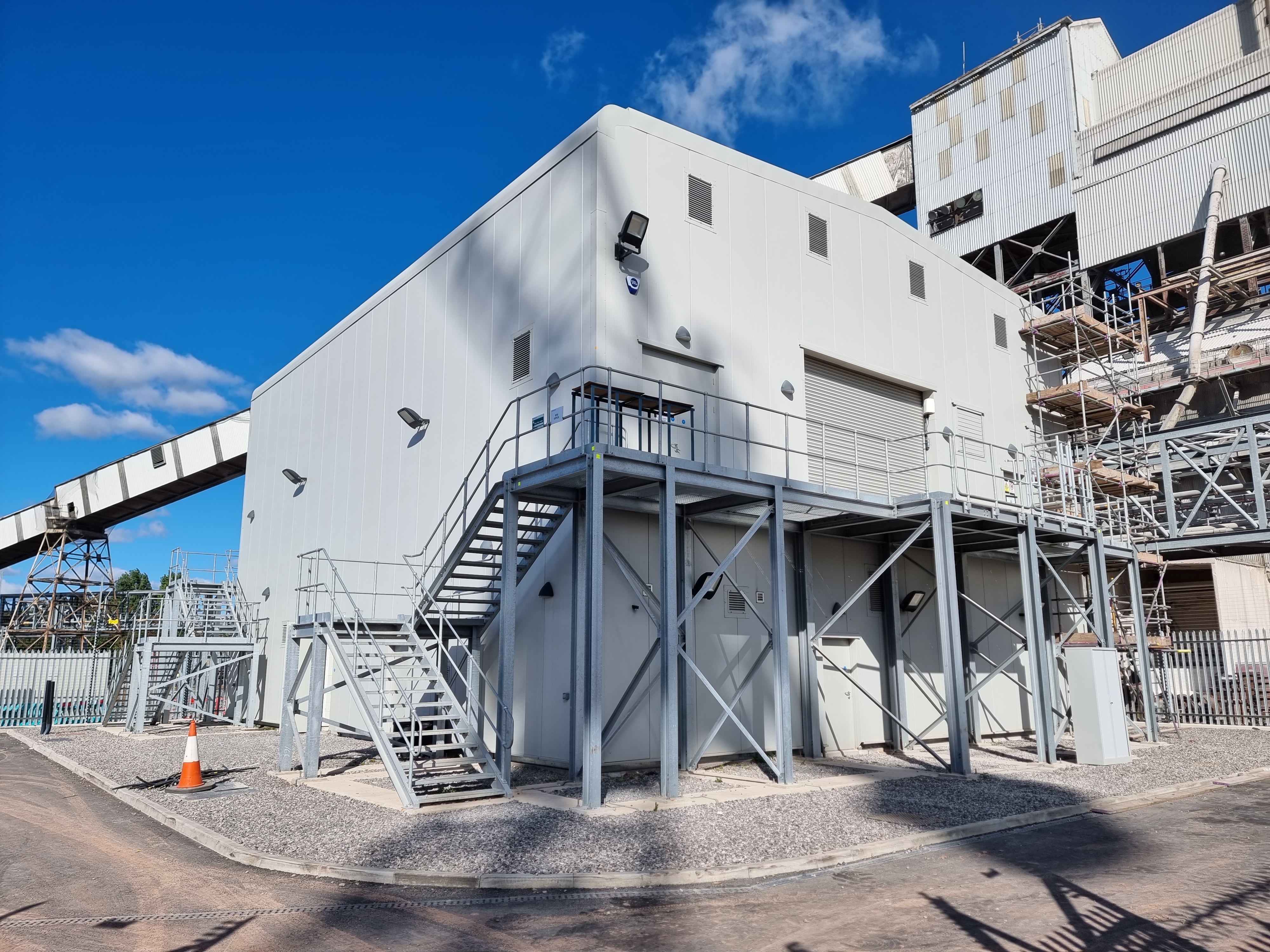 GIS Building Contruction Complete at Lostock Sustainable Energy Plant image